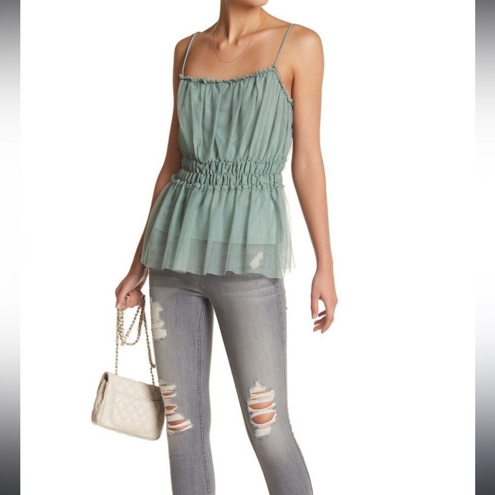 H&M peplum blouse